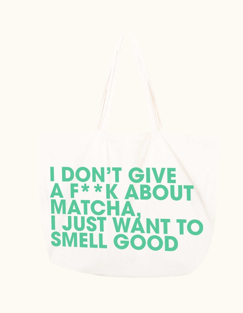 TOTE BAG MILK & MATCHA by OBVIOUS