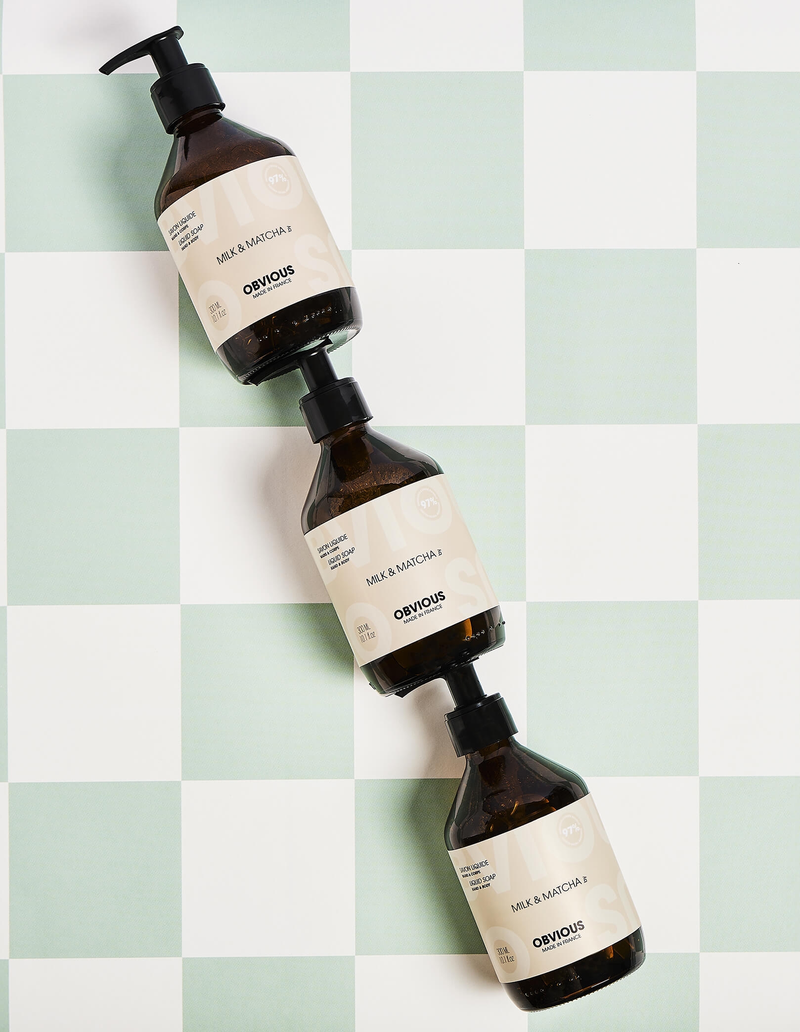 Obvious Milk & Matcha Liquid Soap