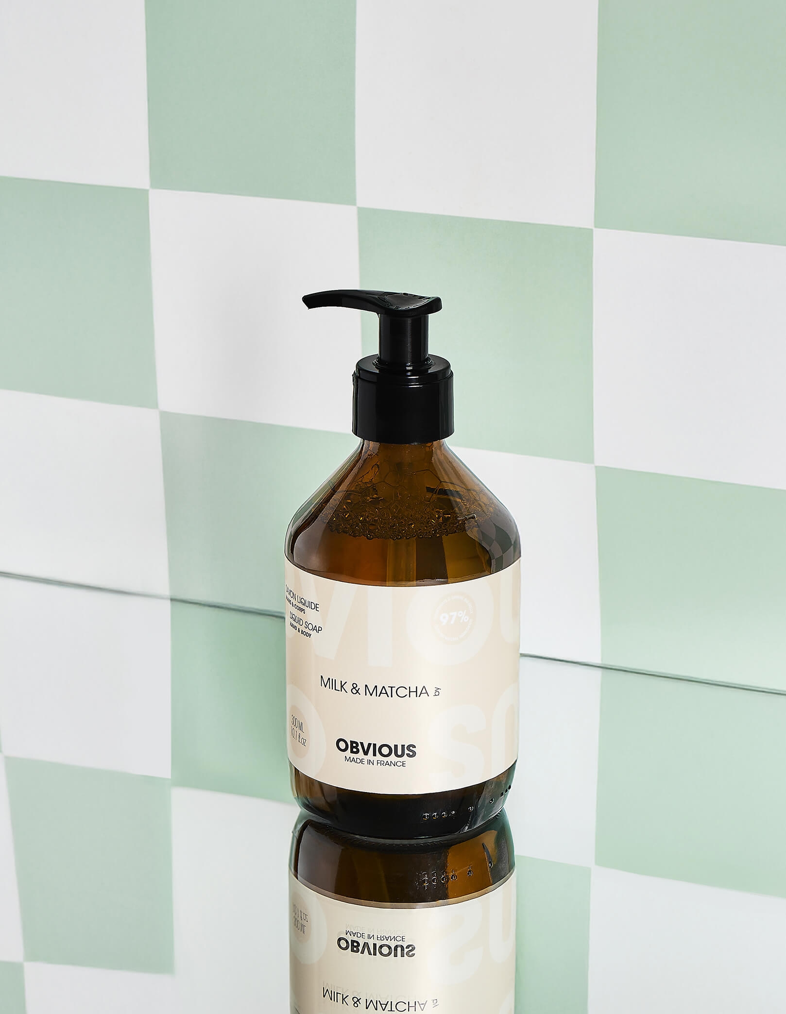 Obvious Milk & Matcha Liquid Soap